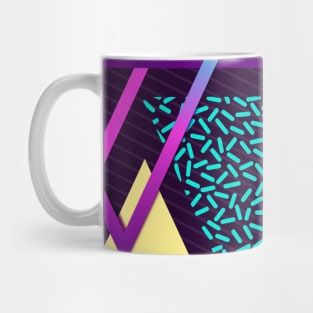 Trendy geometric background with triangles Mug